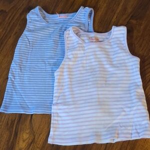 Striped Kids Tank Tops - Blue and Lavender (🛍 Bundle ANY 6/$36)